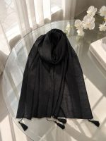 شال اسلپ ساده منگوله دار - تصویر 2
