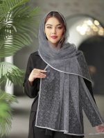 شال مجلسی عنکبوتی ژاله - تصویر 4