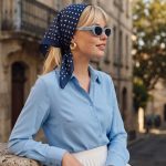 مینی اسکارف ابریشم چاپی - تصویر 2