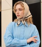 مینی اسکارف ابریشم چاپی - تصویر 5
