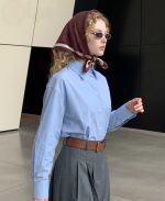 مینی اسکارف ابریشم چاپی - تصویر 6