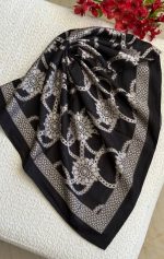 روسری حریر دووره طلایی - تصویر 2